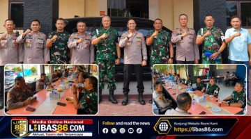 Kapolres Madina Terima Kunjungan Silaturahmi TNI, Perkuat Sinergitas Jaga Kamtibmas