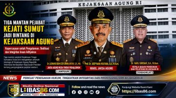 Tiga Mantan Pejabat Kejati Sumut Jadi Pimpinan Kejaksaan Agung, Asep Mulyana Wakil Jaksa Agung, Leo Simanjuntak Jampidum, Harli Siregar Kabadiklat