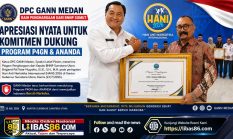 DPC GANN Medan Raih Penghargaan dari BNNP Sumut, Suntik Semangat Perkuat Program P4GN dan ANANDA