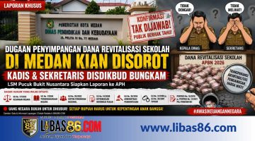 Kepala dan Sekretaris Disdikbud Medan Bungkam, Dugaan Revitalisasi Sekolah Rp47,4 Miliar Kian Disorot, LSM Siapkan Laporan ke APH