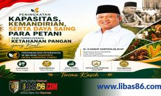 Sugiat Santoso Dorong Petani Tingkatkan Kapasitas dan Daya Saing, Tegaskan Ketahanan Pangan Dimulai dari SDM Pertanian