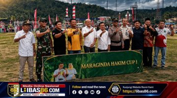 Maraginda Hakim Cup I Meriahkan HUT ke-81 RI, Jadi Wadah Pembinaan Atlet Muda Mandailing Natal