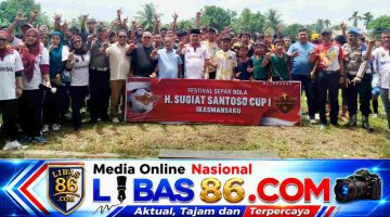 Festival Sepakbola Sugiat Santoso Cup Semarakkan HUT ke-81 RI, 14 Tim SMP Langkat Hulu Berebut Piala