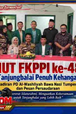 HUT FKPPI ke-48 di Tanjungbalai Penuh Kehangatan, Kehadiran PD Al-Washliyah Bawa Nasi Tumpeng dan Pesan Persaudaraan