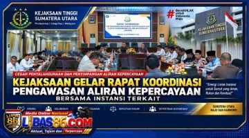 Kejati Sumut Gelar Rakor Pakem Lintas Instansi, Cegah Penyalahgunaan dan Penyimpangan Aliran Kepercayaan