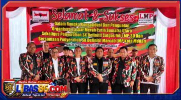 Rukun Sembiring Serahkan SK Definitif, Ramces Pandiangan Resmi Terima Amanah Pimpin LBH MADA LMP Sumut