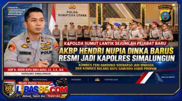 AKBP Hendri Nupia Dinka Barus Resmi Pimpin Polres Simalungun, Kapolda Sumut Lantik Sejumlah Pejabat Baru