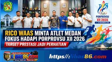 Rico Waas Minta Atlet Medan Fokus Hadapi Porprovsu XII 2026, Target Prestasi Jadi Perhatian