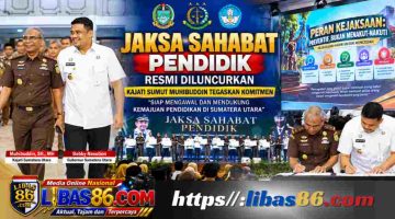 Jaksa Sahabat Pendidik Diluncurkan, Kajati Sumut Muhibuddin Siap Kawal Kepala Sekolah hingga PPK