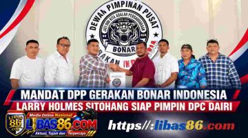 DPP Gerakan Bonar Indonesia Percayakan Larry Holmes Sitohang Pimpin DPC Dairi, Konsolidasi Organisasi Dimulai