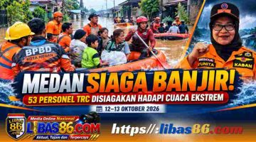Antisipasi Banjir, Rico Waas Siagakan BPBD Medan, 53 Personel TRC Disiapkan Hadapi Cuaca Ekstrem