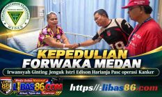 Ketua FORWAKA Medan Irwansyah Ginting Hadirkan Penguat Hati, Jenguk Istri Edison Harianja Pasca operasi Kanker