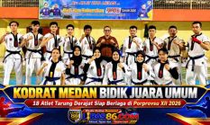 KODRAT Medan Bidik Juara Umum Porprovsu XII 2026, 18 Atlet Siap Tempur!