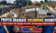 Proyek Pengendalian Banjir Sungai Sikambing Medan Jadi Sorotan, Transparansi Kontrak dan K3 Dipertanyakan