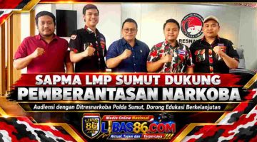 Audiensi ke Ditresnarkoba Polda Sumut, Sapma LMP Dorong Edukasi Anti-Narkoba Berkelanjutan