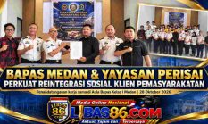 Bapas Kelas I Medan dan Yayasan Perisai Indonesia Adil Makmur Teken Kerja Sama Reintegrasi Sosial, Perkuat Kemandirian Klien Pemasyarakatan